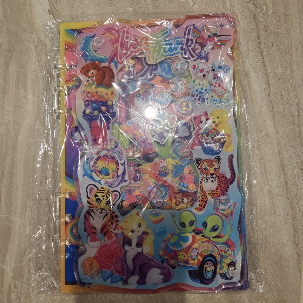 Lisa Frank Themed Shaker Notebook A5